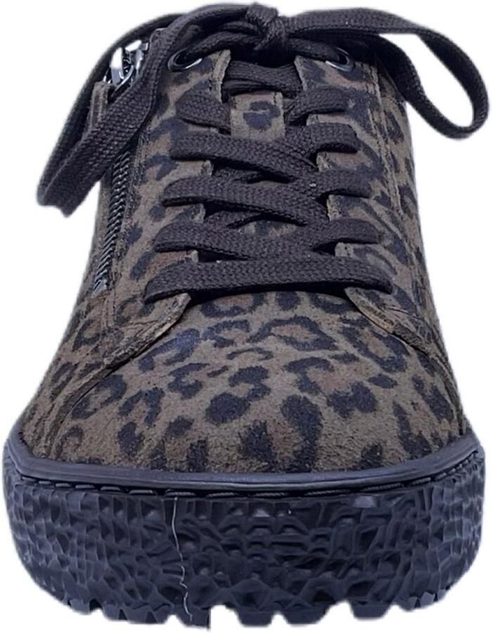 Hartjes Bruine Panterprint Dames Sneakers H