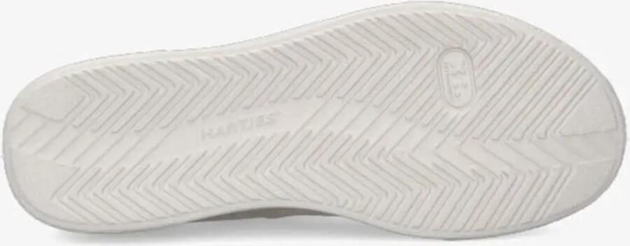 Hartjes Sophie creme aluminium H sneaker Kleur Beige)