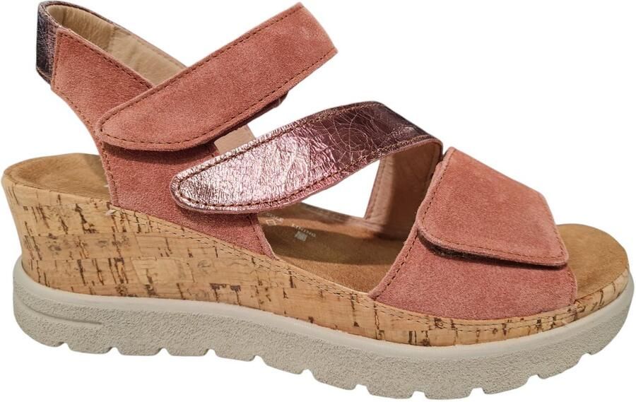 Hartjes Suede H Dames Sandalen Oud Roze