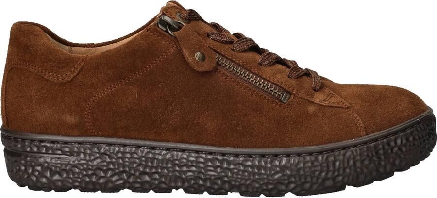 Hartjes 162.1401 30 53.00 Sneakers Bruin Suede Breedtemaat H Bruin - Foto 3