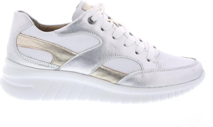 HARTJES Lage Sneakers Dames Wave Maat: 37 Materiaal: Textiel Kleur: Wit