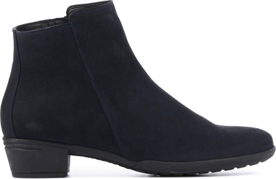 HARTJES Enkellaarsjes Dames 172.0197 Maat: 39 Materiaal: Nubuck Kleur: Blauw