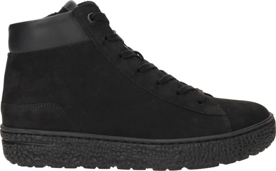 HARTJES Hoge Sneakers Dames Nub Mid Sneaker Maat: 37 Materiaal: Suède Kleur: Zwart