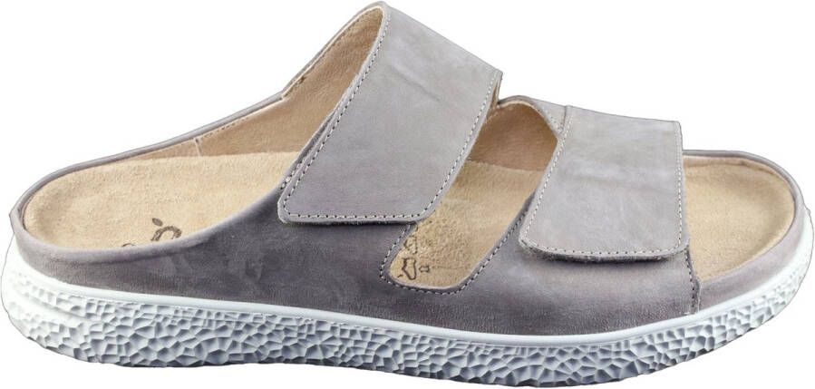 Hartjes 122.1221 30 35.00 Taupe slipper met uitneembaar voetbed wijdte H