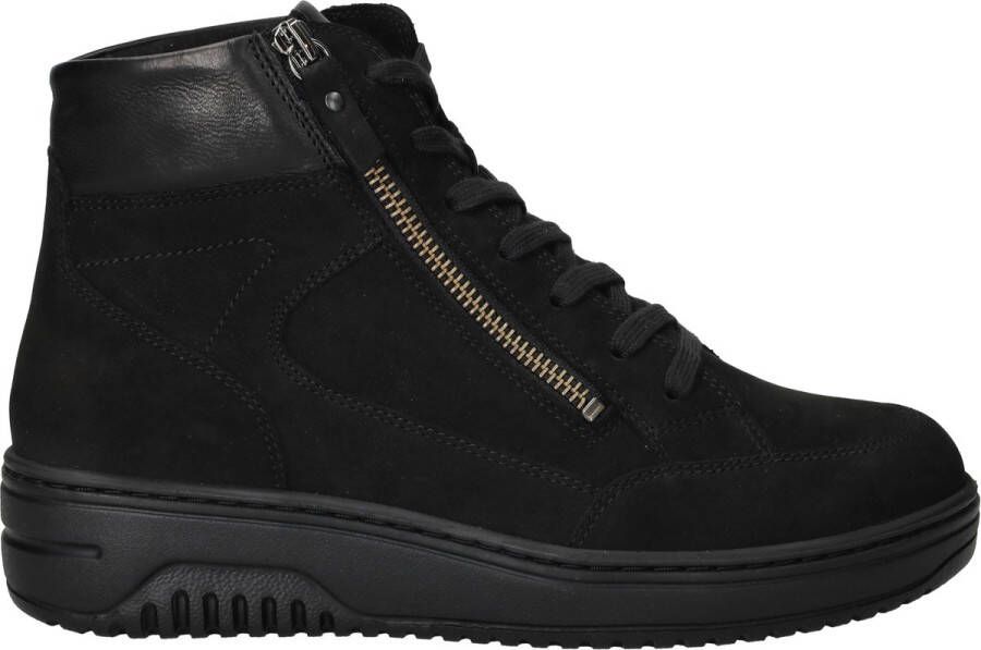 Hartjes 172.1708 21~~~~~~~~~~~~~~~~~~~ Hoge sneakersVeterlaarzenDames veterschoenenDames sneakersHalf-hoge schoenen Zwart