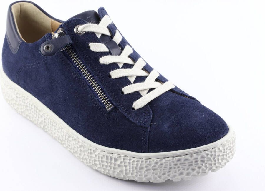 HARTJES Lage Sneakers Dames Phil Maat: 38 5 Materiaal: Suède Kleur: Blauw