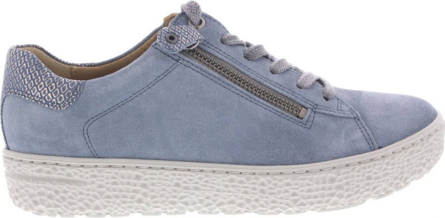 Hartjes Sneakers Dames Lage sneakers Damesschoenen Suède 162.1401 Blauw