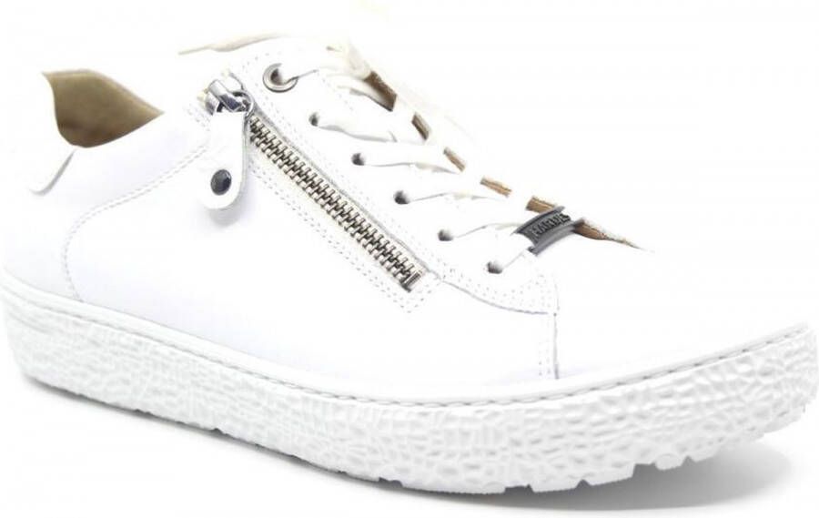 Hartjes 162.1409 99 02.02 witte sneaker met rits en uitneembaar voetbed