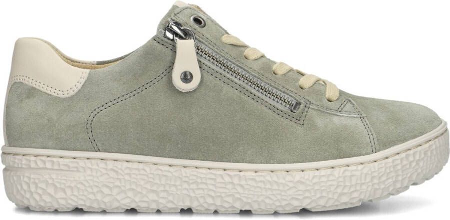 HARTJES Lage Sneakers Dames Phil Maat: 38 5 Materiaal: Suède Kleur: Groen
