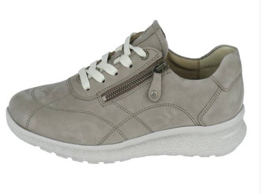 Hartjes 162.1606 99 31.00 Beige nubuck sneaker wijdte K