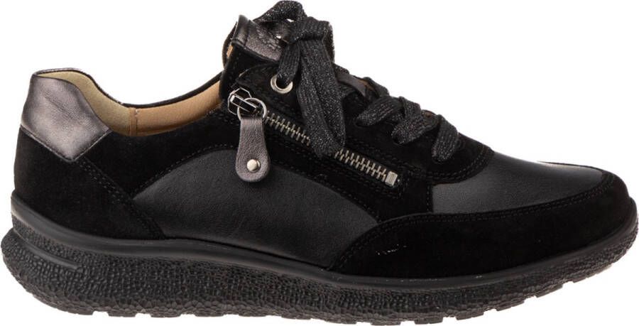 Hartjes 162.1617 31~~~~~~~~~~~~~~~~~~~ Dames veterschoenen Zwart