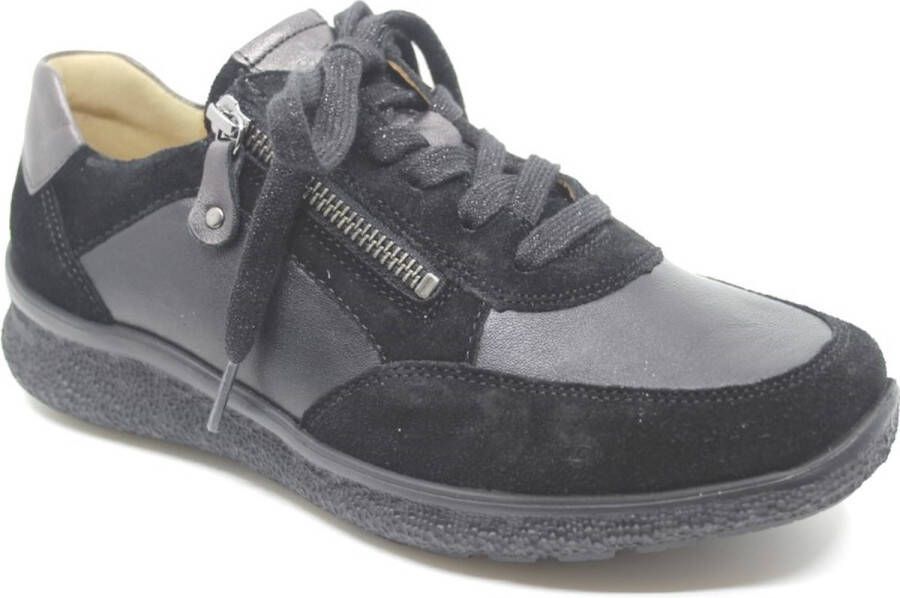 Hartjes 162.1617 31~~~~~~~~~~~~~~~~~~~ Dames veterschoenen Zwart