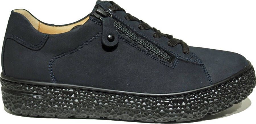 HARTJES Lage Sneakers Dames 162.1405 Phil Suède Donkerblauw