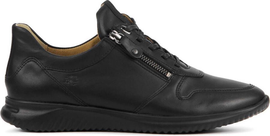 HARTJES Lage Sneakers Dames 162.1105 99 Maat: 42 5 Materiaal: Leer Kleur: Zwart
