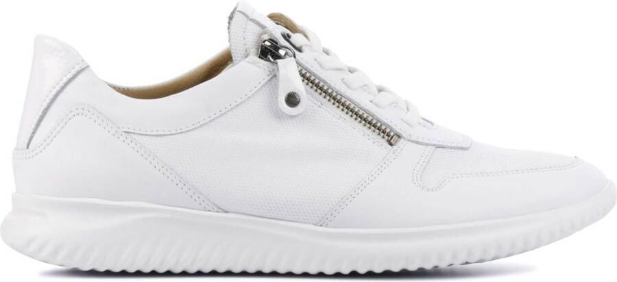 HARTJES Lage Sneakers Dames 162.1124 Maat: 41 Materiaal: Leer Kleur: Wit
