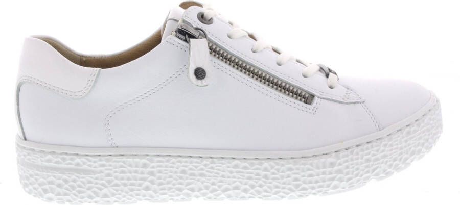 Hartjes 162.1409 99 02.02 witte sneaker met rits en uitneembaar voetbed