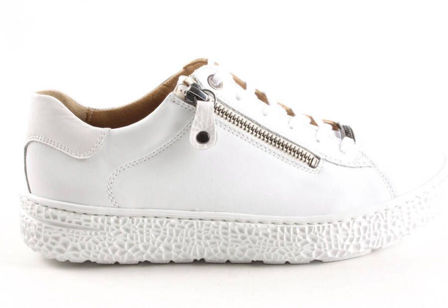 HARTJES Lage Sneakers Dames 162.1409 Maat: 42 Materiaal: Leer Kleur: Wit