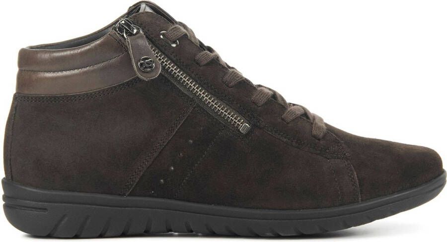 HARTJES Hoge Sneakers Dames 172.0836 Maat: 38 Materiaal: Nubuck Kleur: Bruin