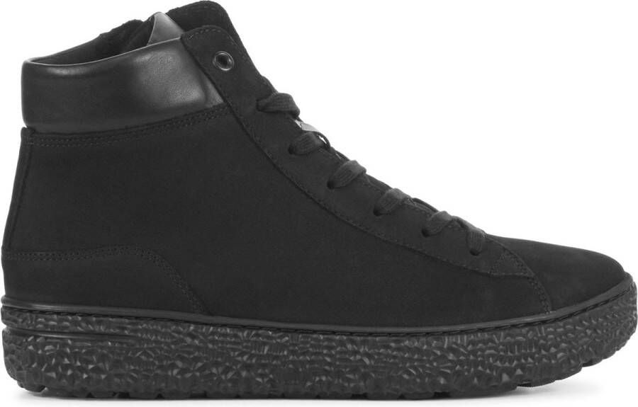 HARTJES Hoge Sneakers Dames Nub Mid Sneaker Maat: 43 Materiaal: Suède Kleur: Zwart