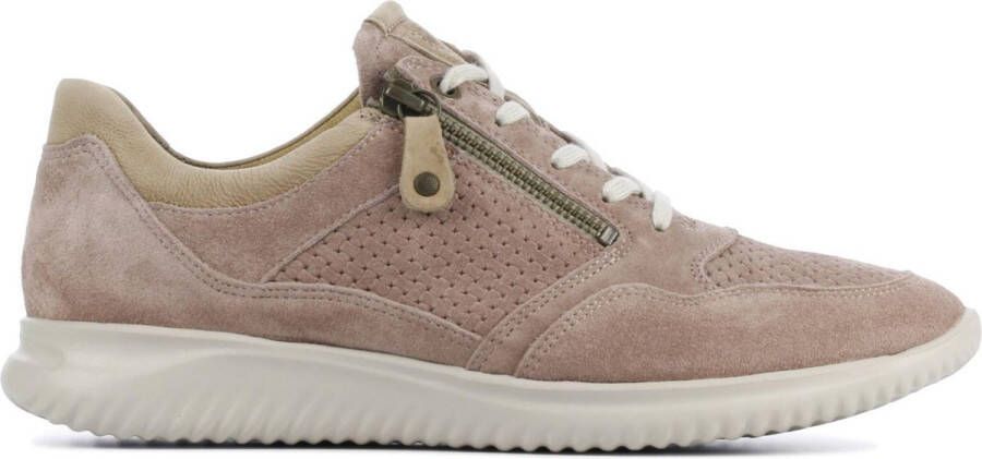 Hartjes Sneakers Dames Lage sneakers Damesschoenen Suède 113362 Oud roze