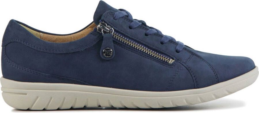 HARTJES Lage Sneakers Dames 162.0892 Maat: 37 Materiaal: Suède Kleur: Blauw
