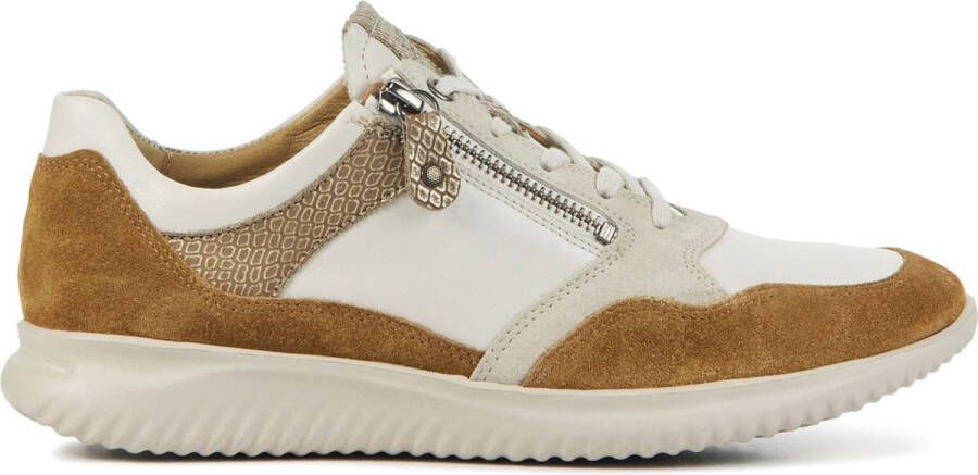 Hartjes Sneakers Dames Lage sneakers Damesschoenen Suède 162.1131 Taupe