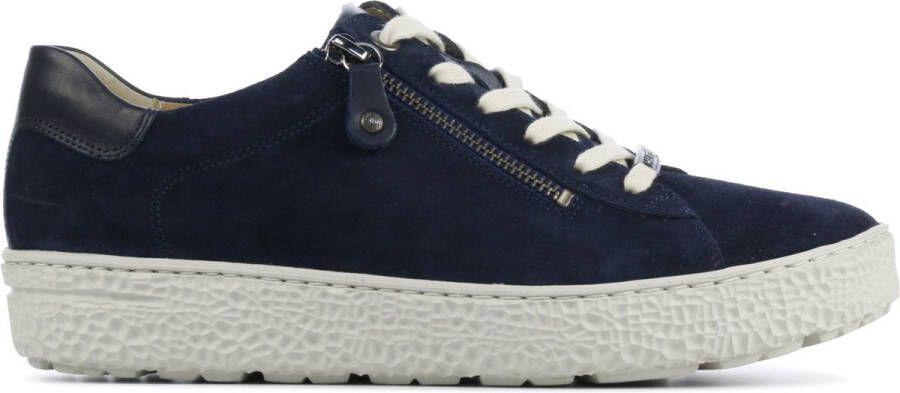 Hartjes Sneakers Dames Lage sneakers Damesschoenen Suède 1621401 Blauw combi