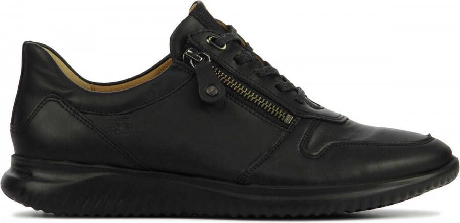 HARTJES Lage Sneakers Dames 162.1105 99 Maat: 40 Materiaal: Leer Kleur: Zwart