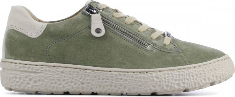 HARTJES Lage Sneakers Dames Phil Maat: 40 Materiaal: Suède Kleur: Groen
