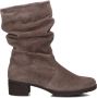 HARTJES Enkellaarsjes Dames Sue D Laars Maat: 37 Materiaal: Suède Kleur: Taupe - Thumbnail 1