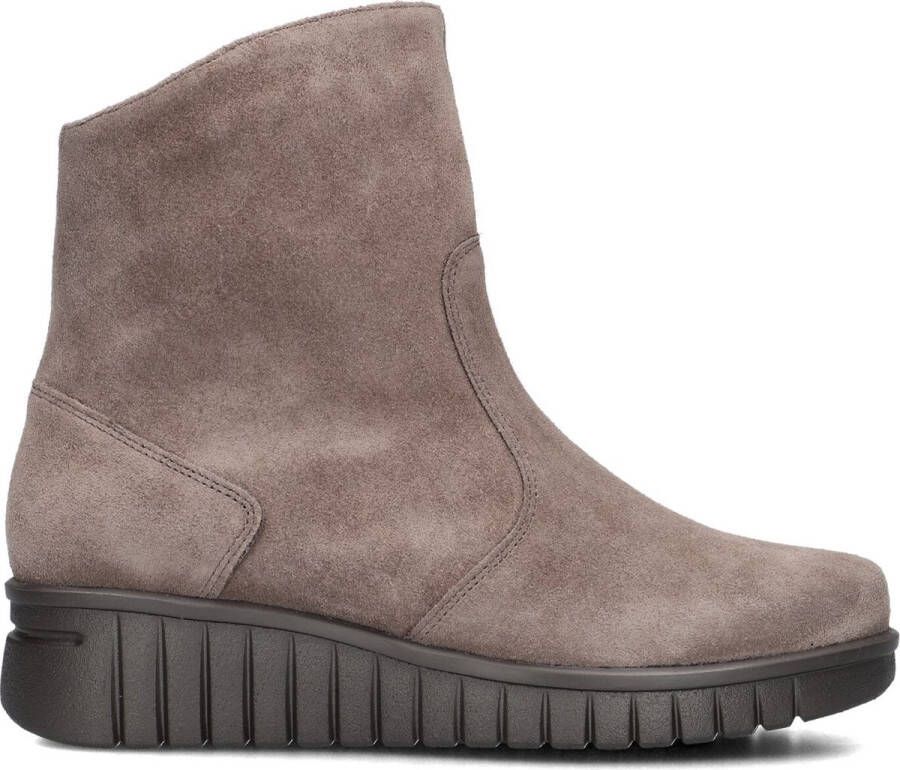HARTJES Enkelboots Dames Sue H Booty Maat: 36 5 Materiaal: Suède Kleur: Taupe