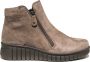 HARTJES Enkelboots Dames Sue Rits H Booty Maat: 37 5 Materiaal: Suède Kleur: Taupe - Thumbnail 1