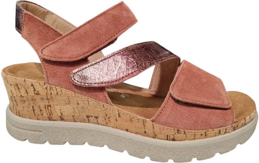 Hartjes Suede H Dames Sandalen Oud Roze