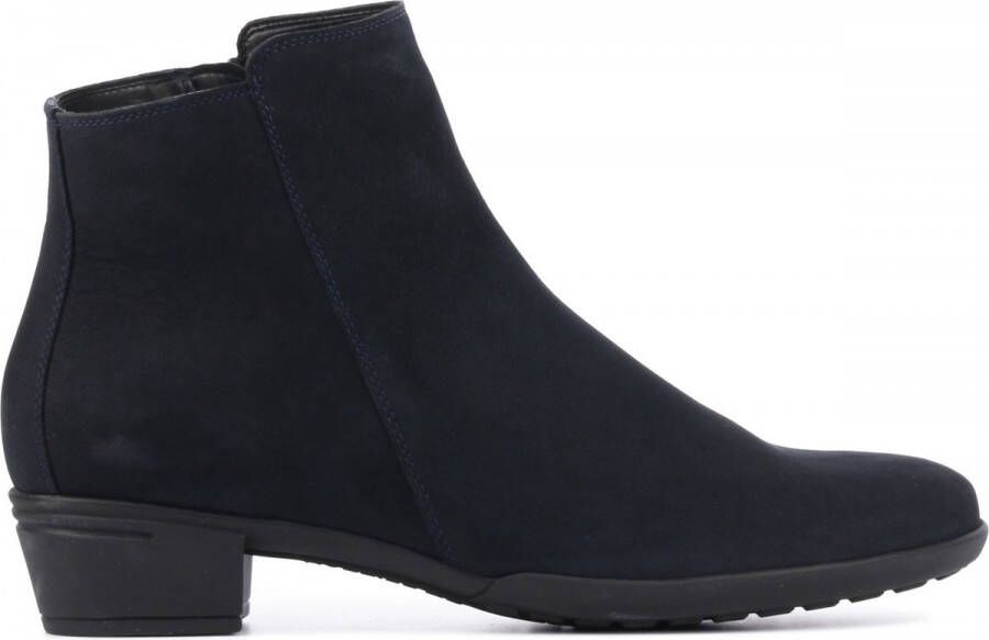 HARTJES Enkellaarsjes Dames 172.0197 Maat: 37 Materiaal: Nubuck Kleur: Blauw