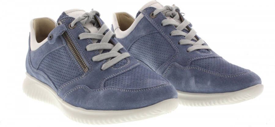 Hartjes Sneakers Dames Lage sneakers Damesschoenen Suède 112062 Jeans blauw