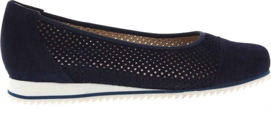 Hassi-A Dames Instappers & Ballerina's Hassia 301622-3200 Blue Donkerblauw