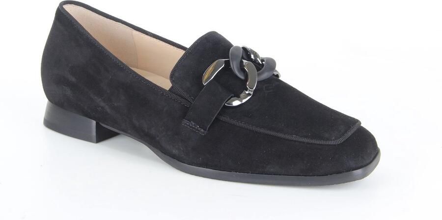 Hassi-A Hassia 4-300846-0100 Zwarte mocassin wijdte H met een uitneembaar voetbed - Foto 5