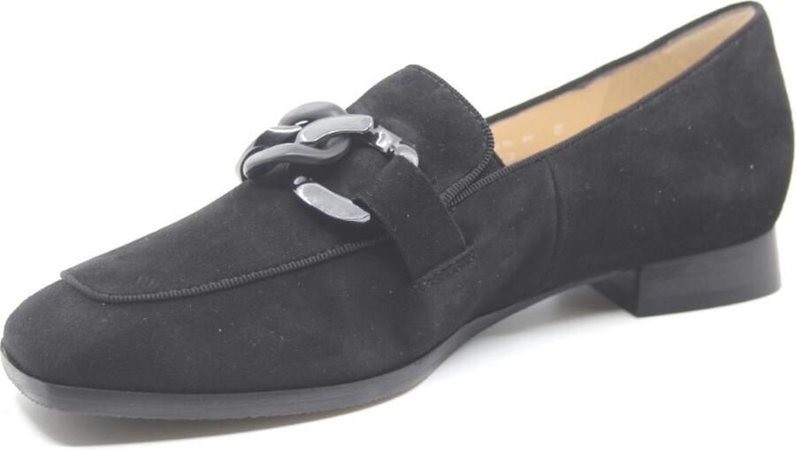 Hassi-A Hassia 4-300846-0100 Zwarte mocassin wijdte H met een uitneembaar voetbed - Foto 3