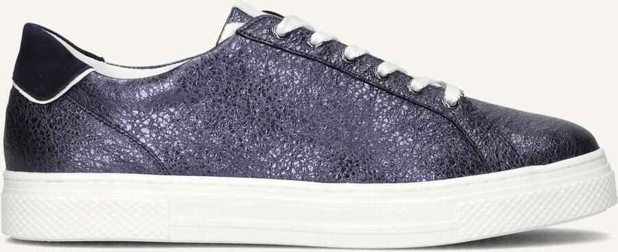 HASSIA Lage Sneakers Dames 301131 Maat: 36 5 Materiaal: Leer Kleur: Blauw