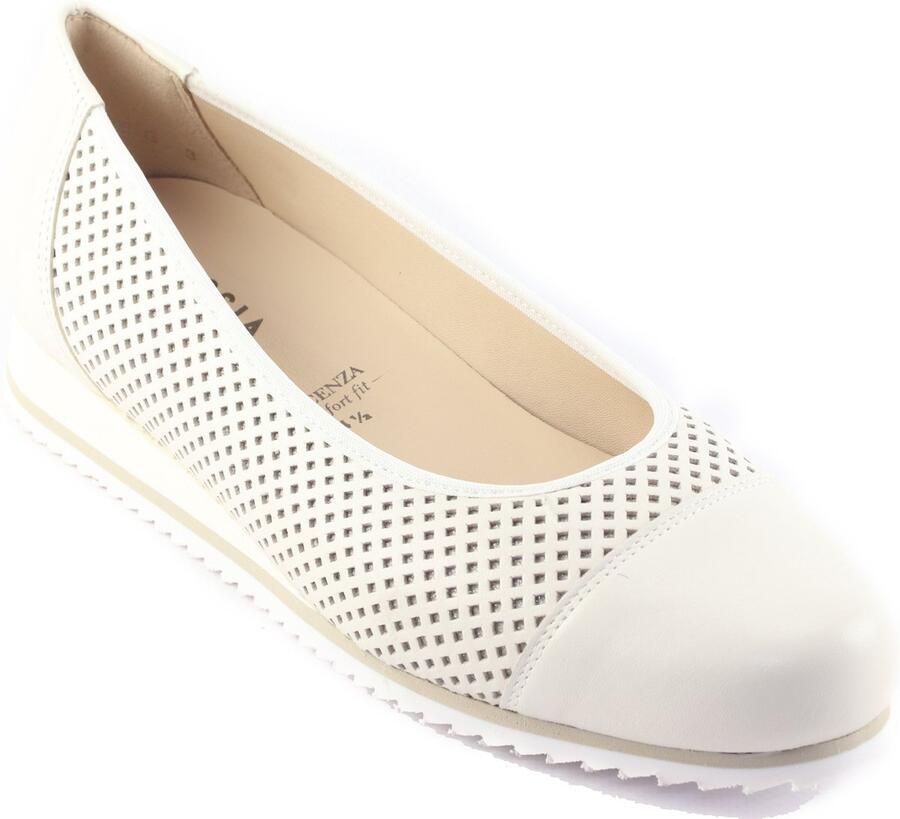 HASSIA Instappers Dames Piacenza 1621 Maat: 43 Materiaal: Leer Kleur: Wit - Foto 3