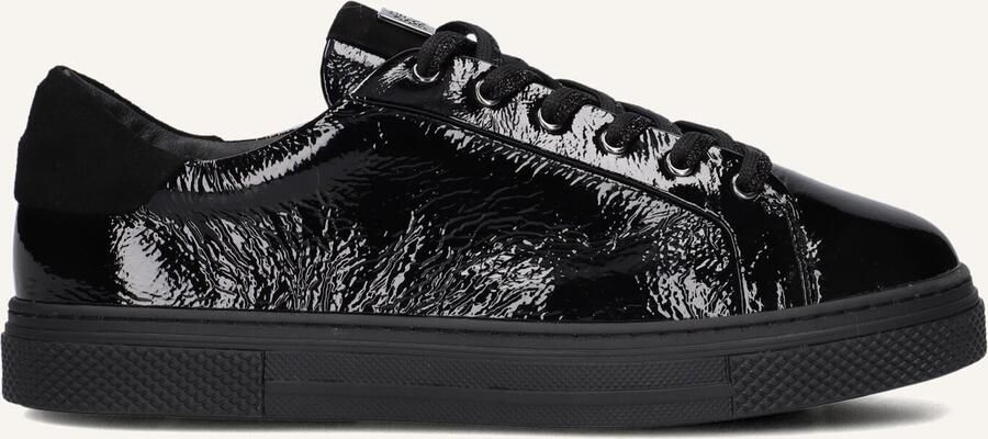 HASSIA Lage Sneakers Dames Asti Lakleer Zwart