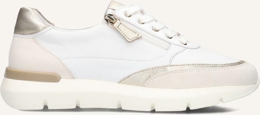 HASSIA Lage Sneakers Dames Bordeaux Maat: 40 Materiaal: Leer Kleur: Wit - Foto 2