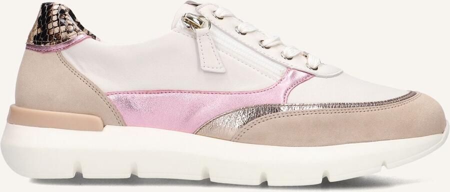 HASSIA Lage Sneakers Dames Bordeau Maat: 41 Materiaal: Suède Kleur: Wit - Foto 2