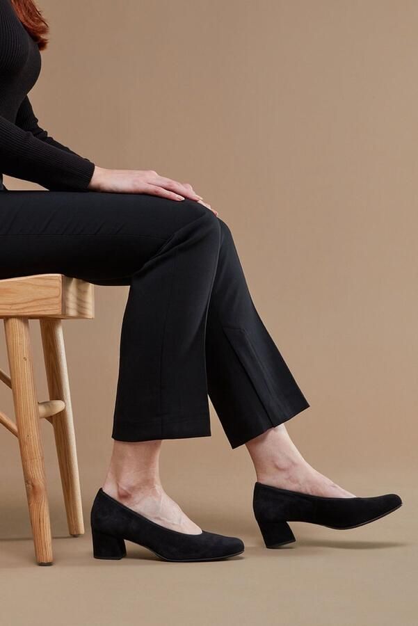 Hassi-A Hassia Dames Pumps Damesschoenen Suède Geen hoogte cm 304902 Zwart + - Foto 6