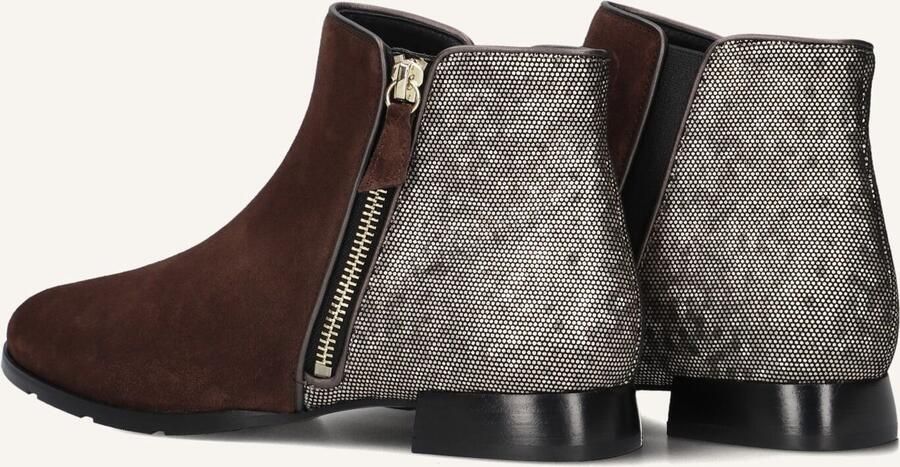 Hassi-A Hassia Madeira Enkellaarsjes Enkelboots met rits Dames Bruin - Foto 3