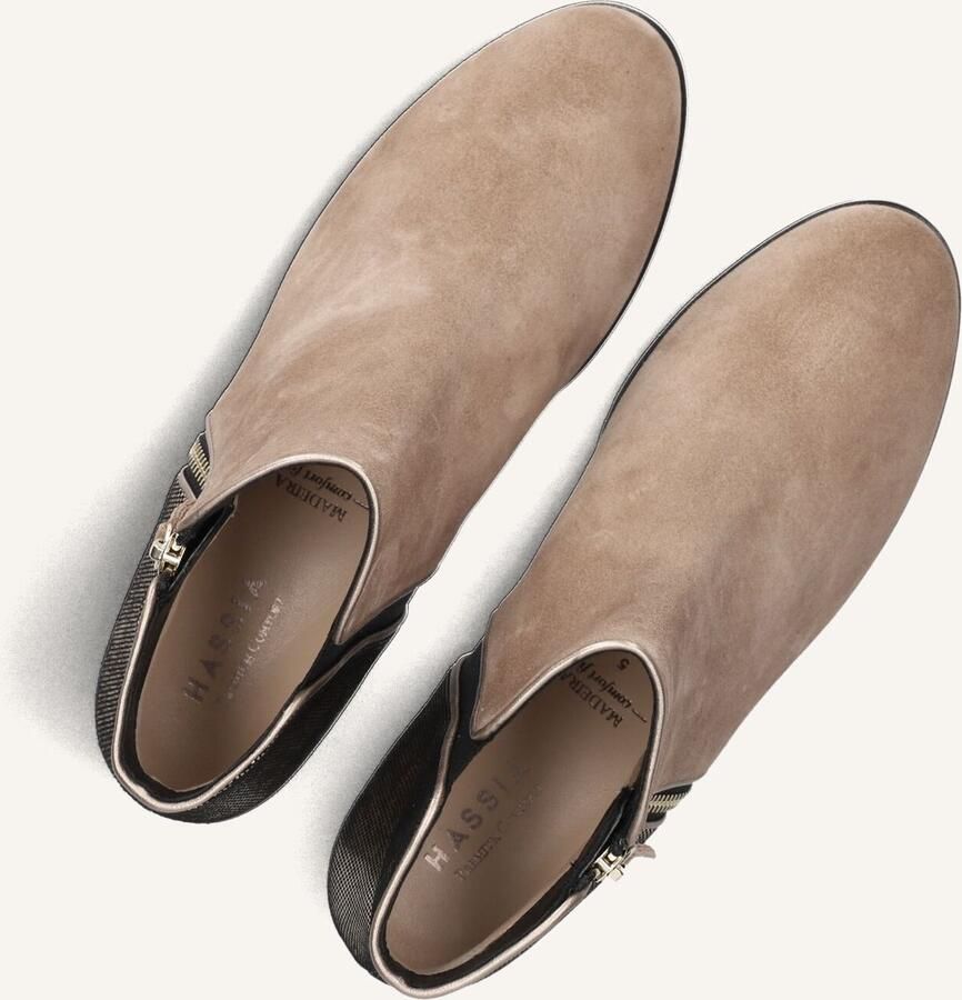 HASSIA Enkellaarsjes Dames Madeira Maat: 37 5 Materiaal: Suède Kleur: Taupe - Foto 3