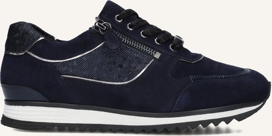 HASSIA Lage Sneakers Dames Porto Maat: 41 Materiaal: Suède Kleur: Blauw - Foto 2