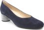 Hassi-A Hassia 1-304942-3200 Dames Suede Pump Blauw - Thumbnail 1