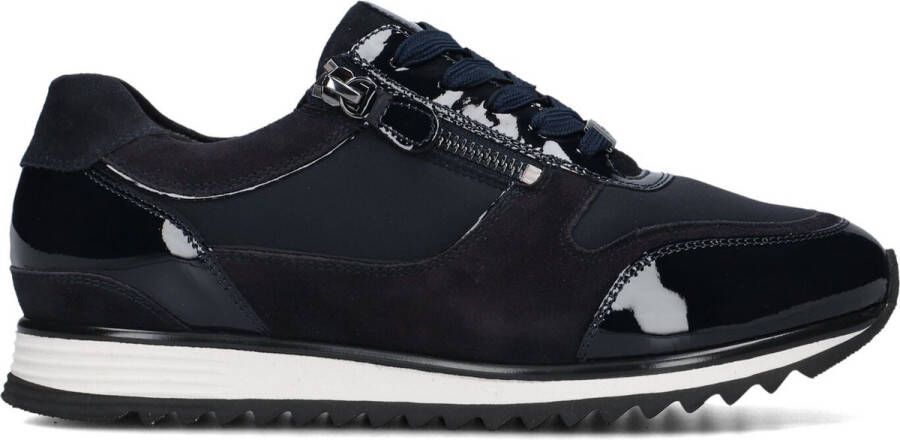 HASSIA Lage Sneakers Dames 302035 Maat: 42 Materiaal: Suède Kleur: Blauw