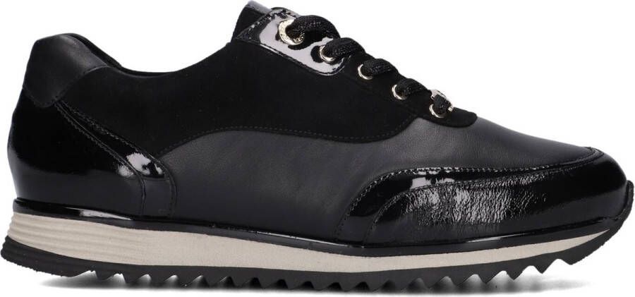 HASSIA Lage Sneakers Dames 302050 Maat: 41 Materiaal: Leer Kleur: Zwart